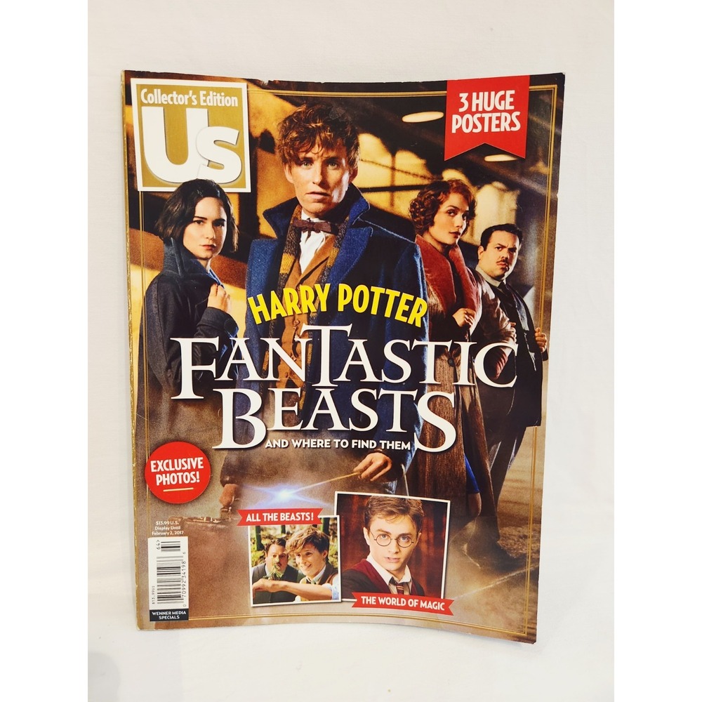 Harry Potter Fantastic Beasts US Weekly Magazine 2016 Collector's Edition